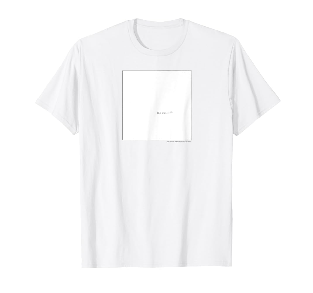 The BEATLES ホワイトアルバム　Tシャツ Amazon.com: Rock Off officially licensed products Men's